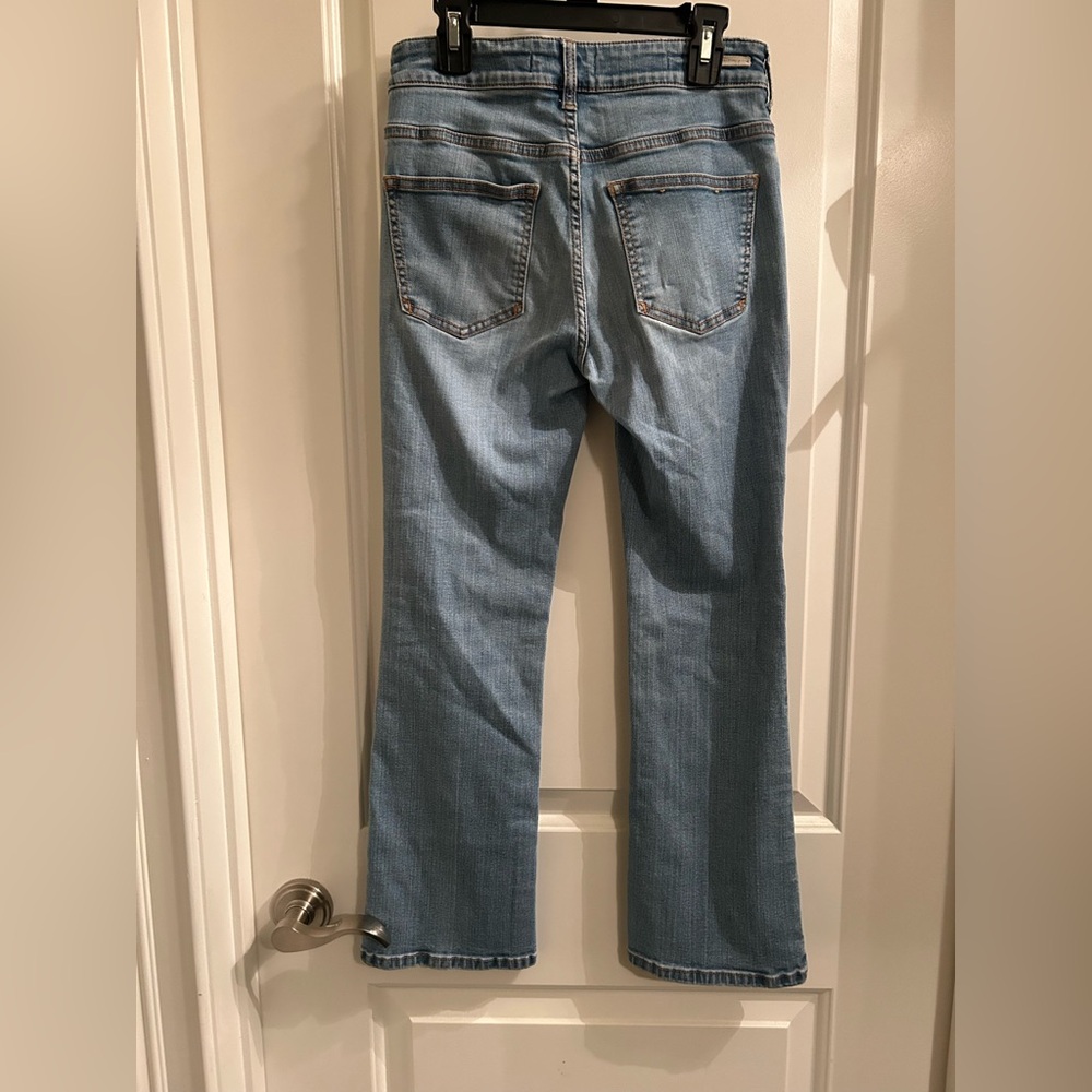 Pilcro Light Blue High-Rise Flare Jeans Size 26 Button Fly - Picture 3 of 5